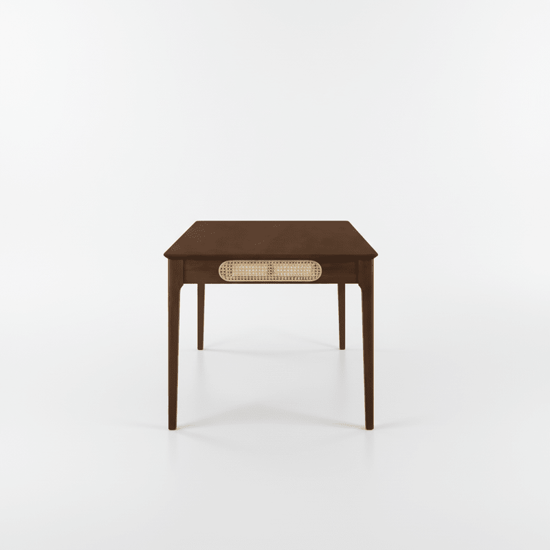 Walnut Wood Dining Set Malaga t – Natural touch with elegant character Dining Set| Otath