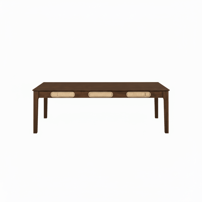 Walnut Wood Dining Set Malaga t – Natural touch with elegant character Dining Set| Otath