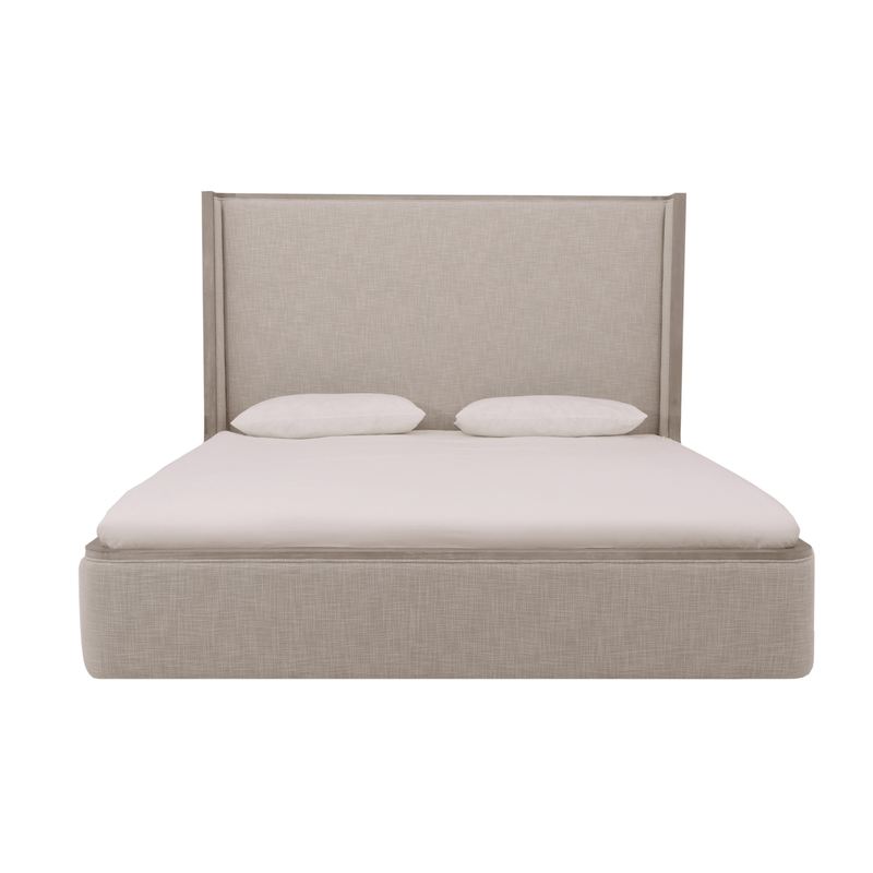 Warner Beige King Bed - Al Rugaib Furniture