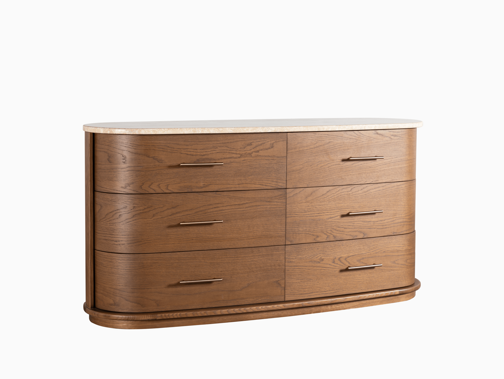 Warner Light Brown 6-Drawer Dresser Dressers| Roots Furniture