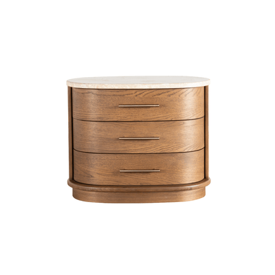 Warner Light Brown Nightsand - Al Rugaib Furniture