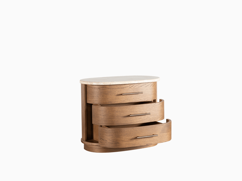 Warner Light Brown Nightsand - Al Rugaib Furniture