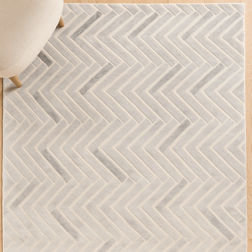 Washed Diamond Rug - 400 x 500 cm