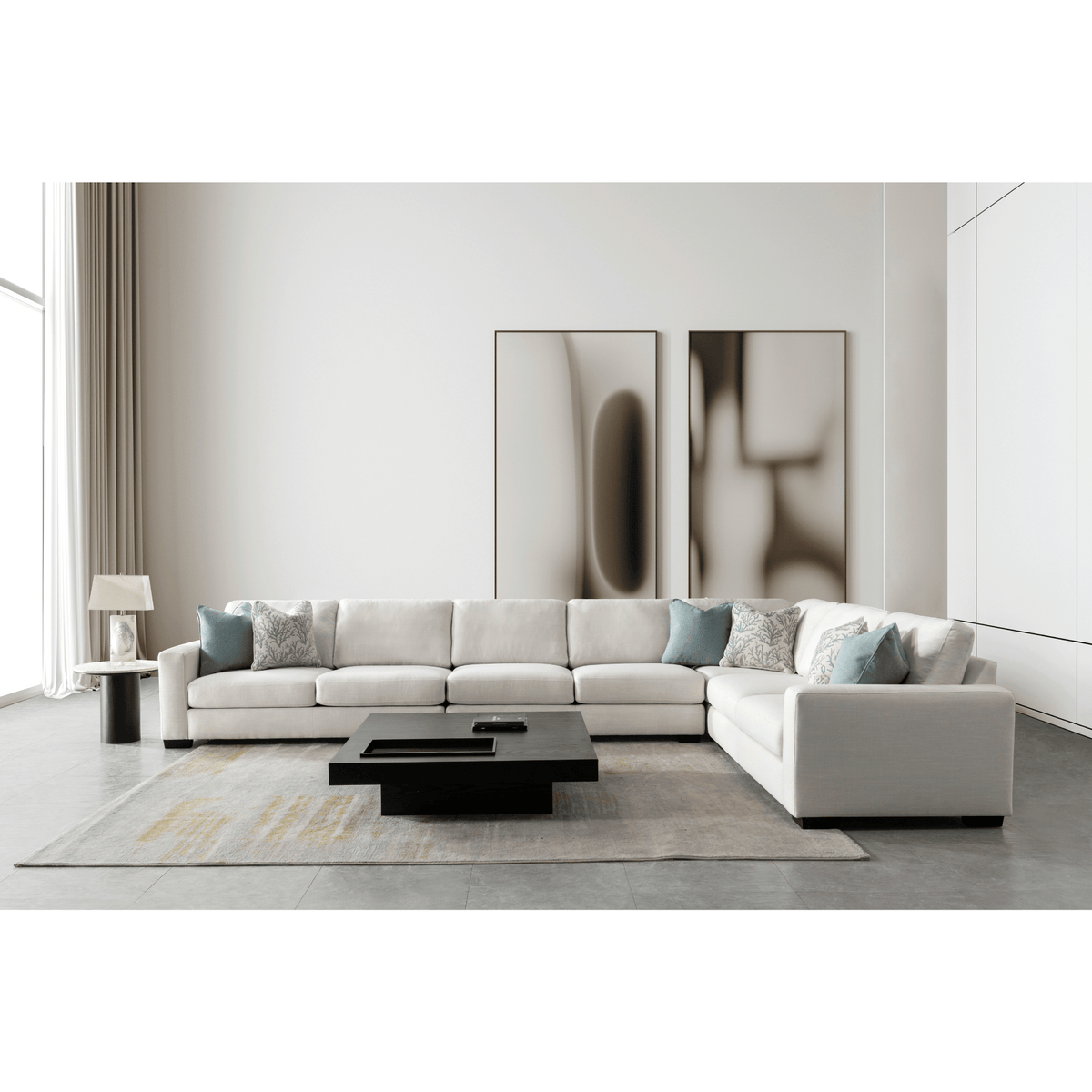 Watford Cream Sectional Sectionals| Roots Furniture