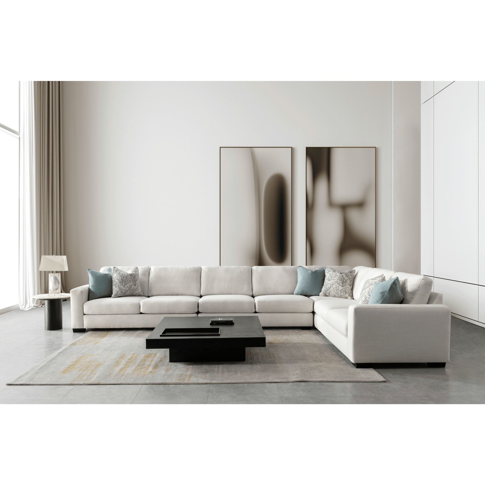 Watford Cream Sectional Sectionals| Roots Furniture