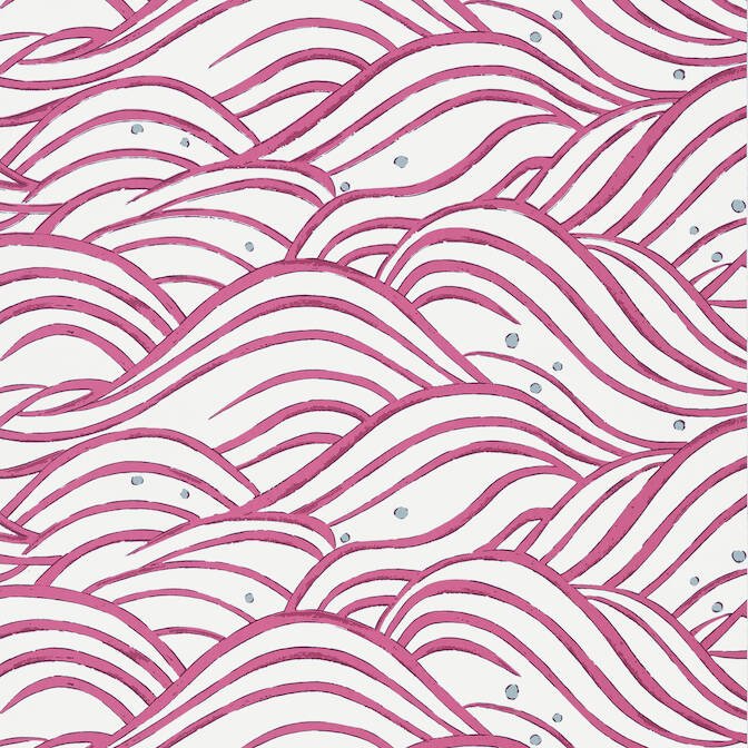 WAVES,Wallpaper Wallpaper| Thibaut Design