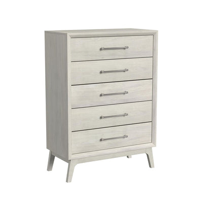 Westland 5 - Drawer Chest in Almond - Al Rugaib Furniture