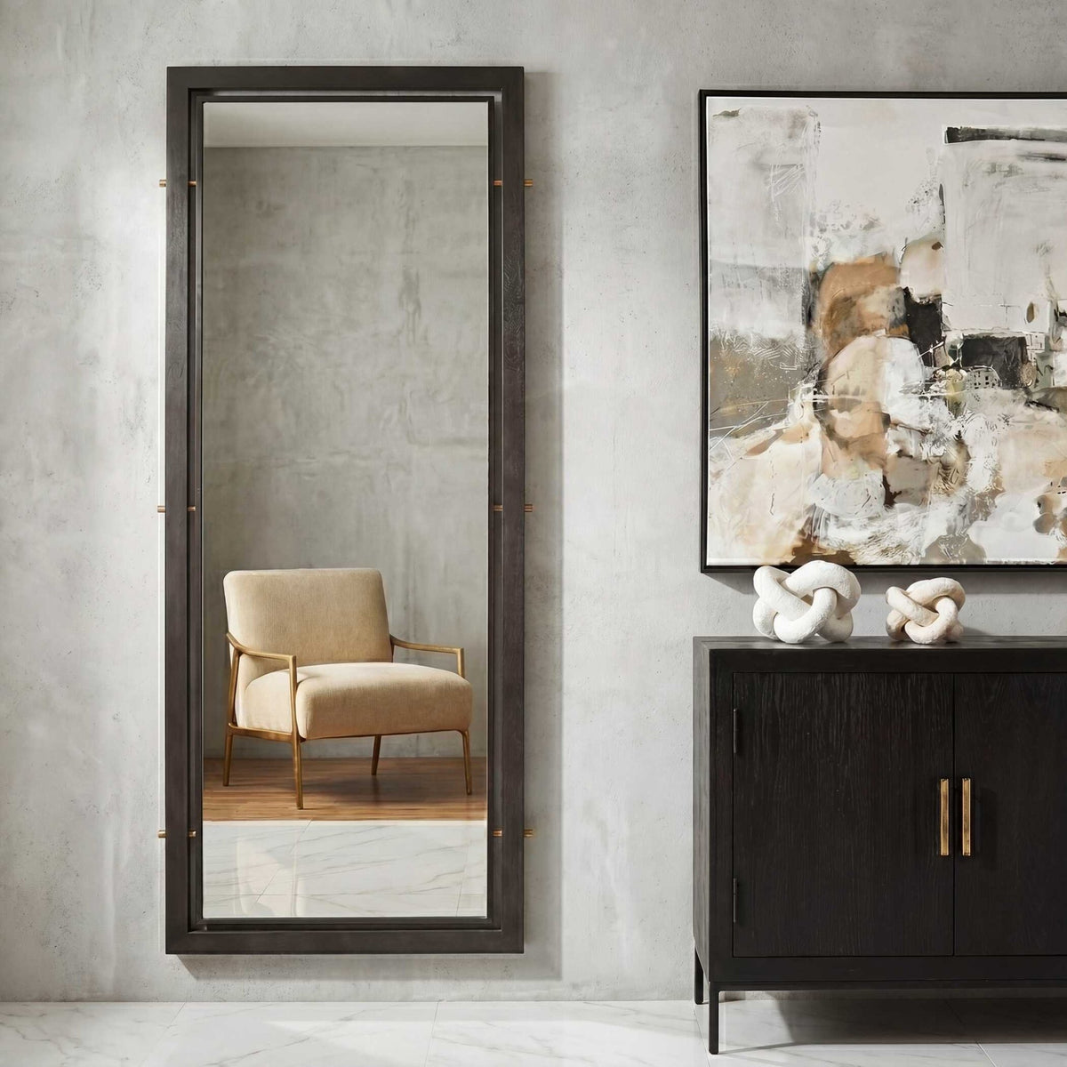 Westley Bronze Tall Mirror Mirrors| Uttermost