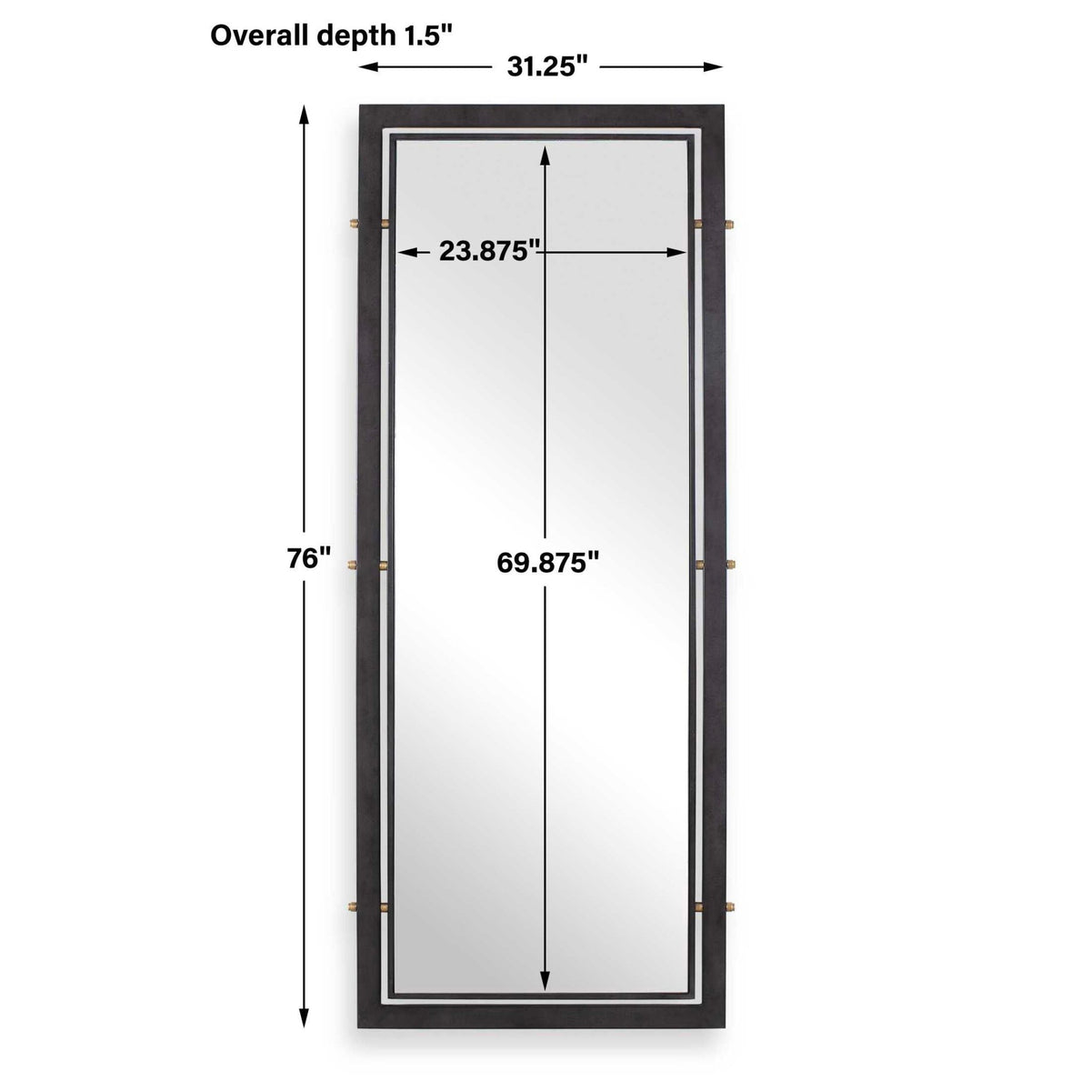 Westley Bronze Tall Mirror Mirrors| Uttermost