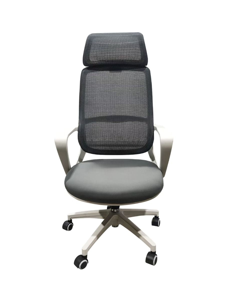 High Back Chair - White frame