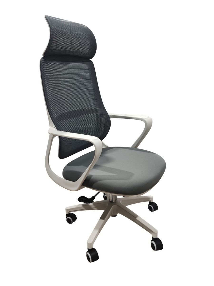 High Back Chair - White frame
