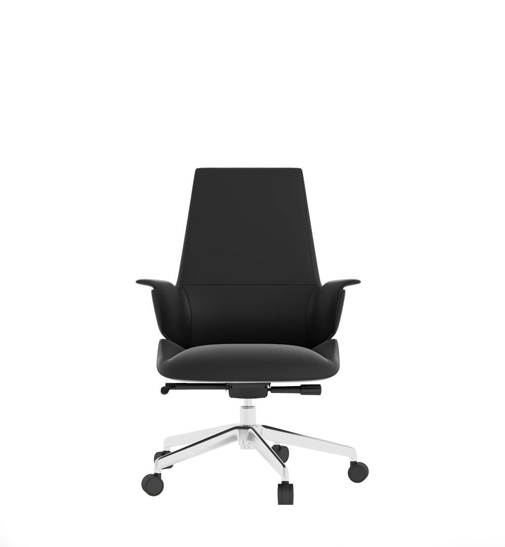 Orion Medium Back Chair - Black