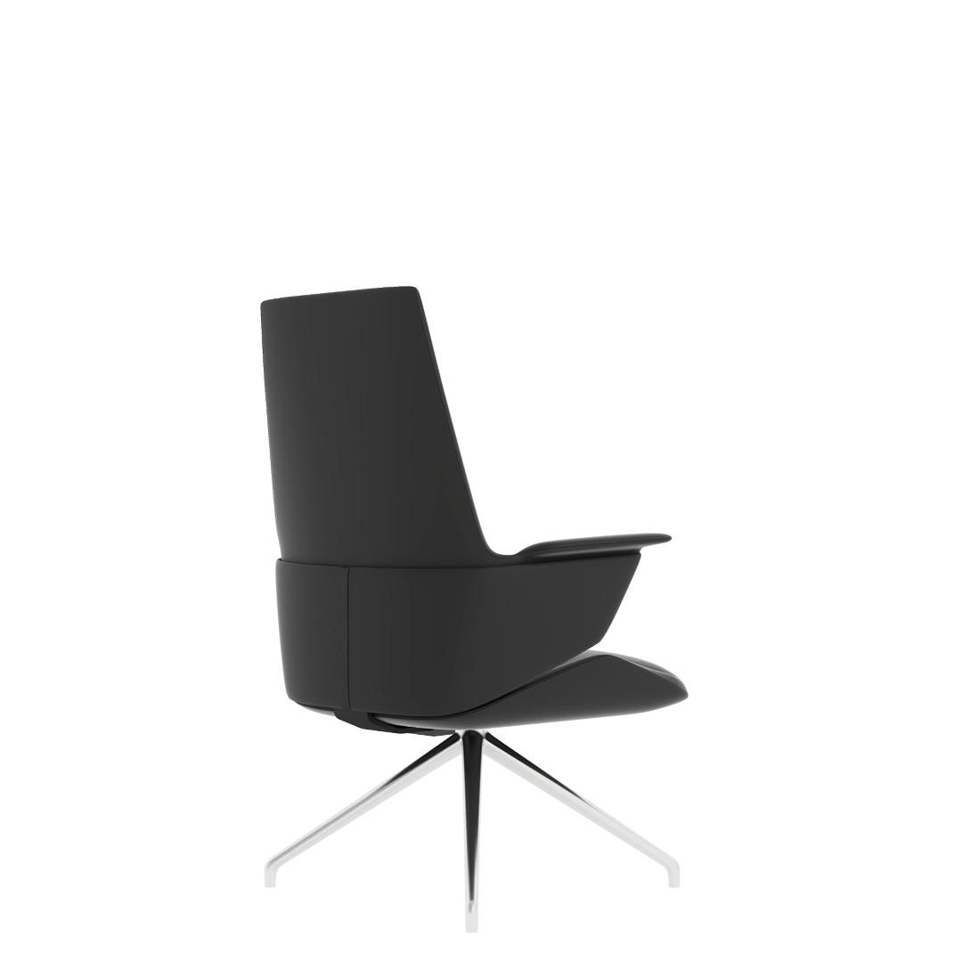 Orion Medium Back Guest Chair – Black