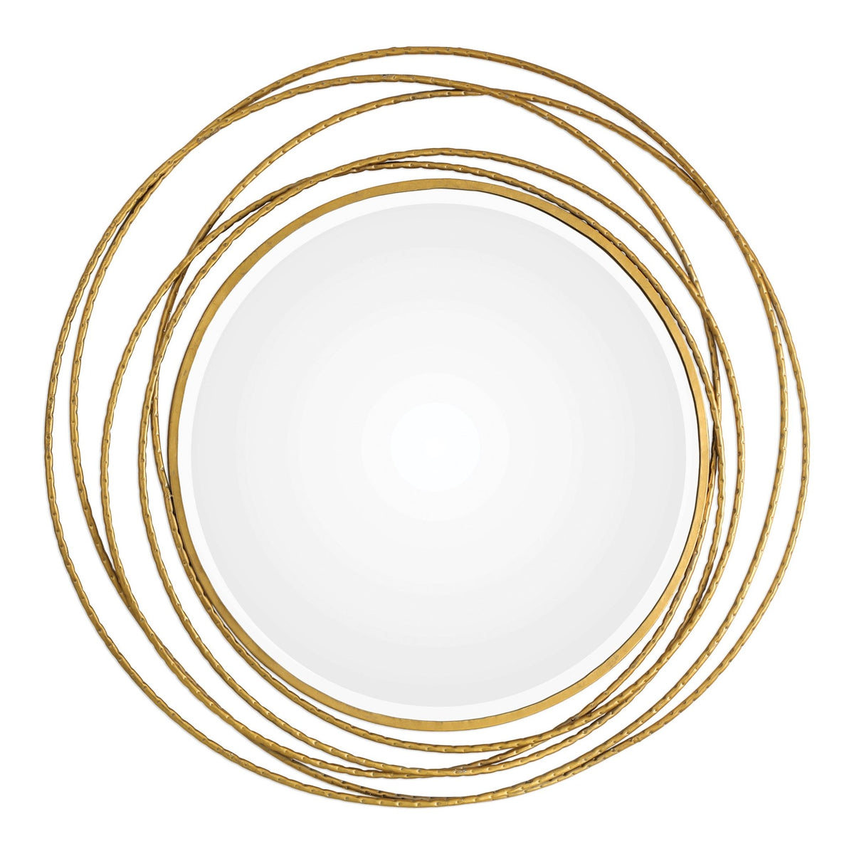Whirlwind Round Mirror Mirrors| Uttermost