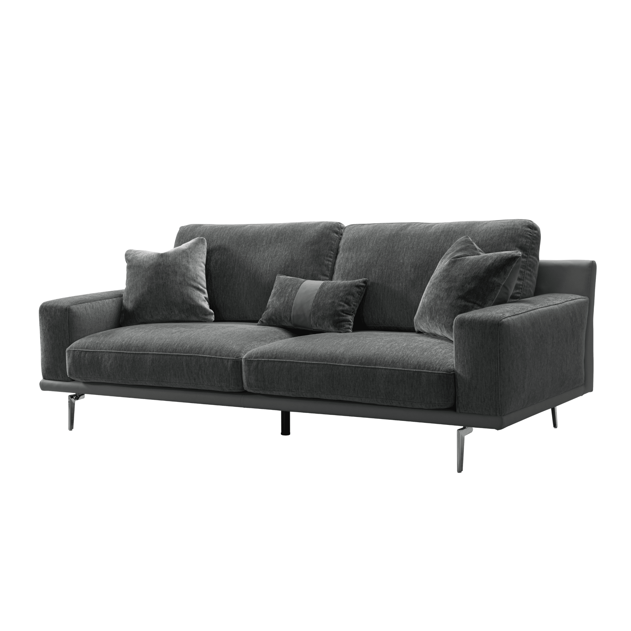 Whisper Soft Black Sofa W230 Sofas & Loveseats| Roots Furniture