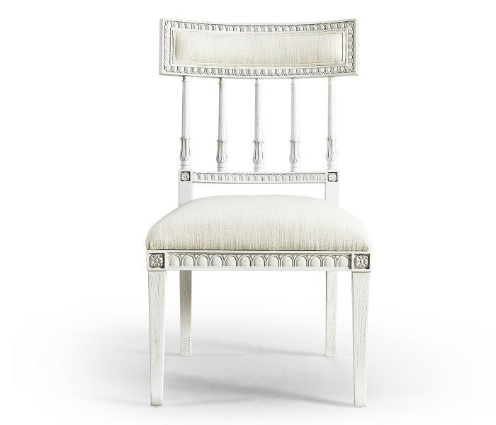 White - Altocumulus Klismos Side Chair Dining Chairs| Jonathan Charles