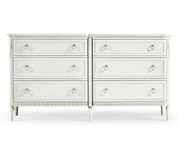 White - Altostratus Double Dresser Dressers| Jonathan Charles
