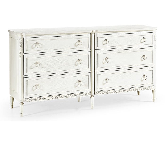 White - Altostratus Double Dresser Dressers| Jonathan Charles