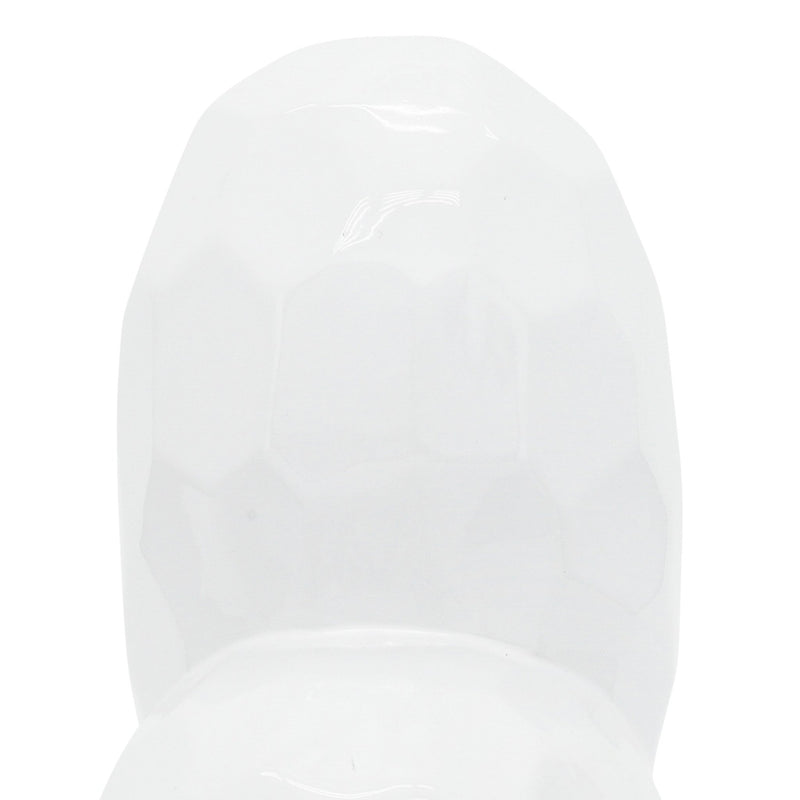 WHITE CERAMIC HEART, 11" - Al Rugaib Furniture