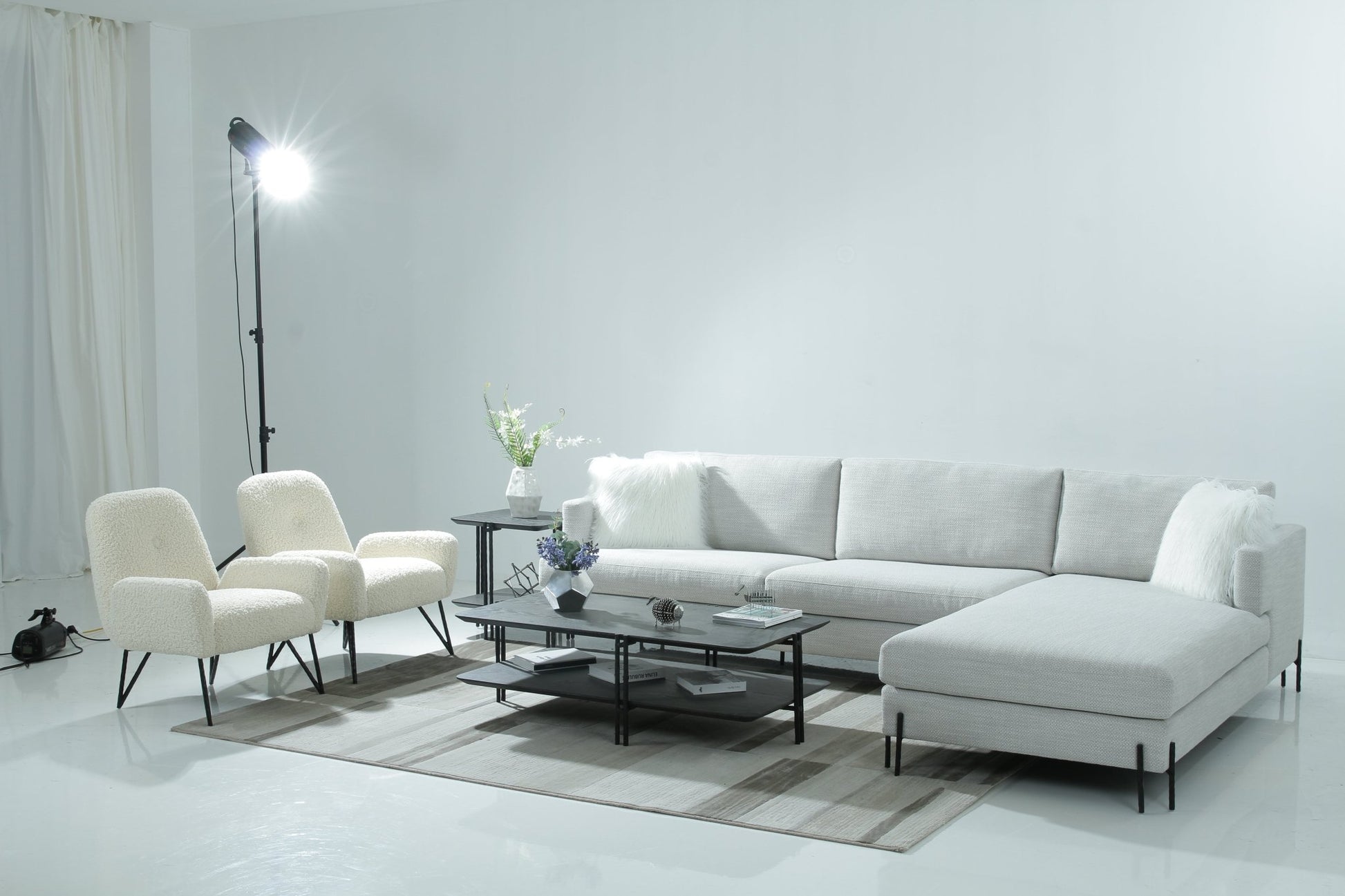 White Corner Sectional Sectionals| Roots Furniture