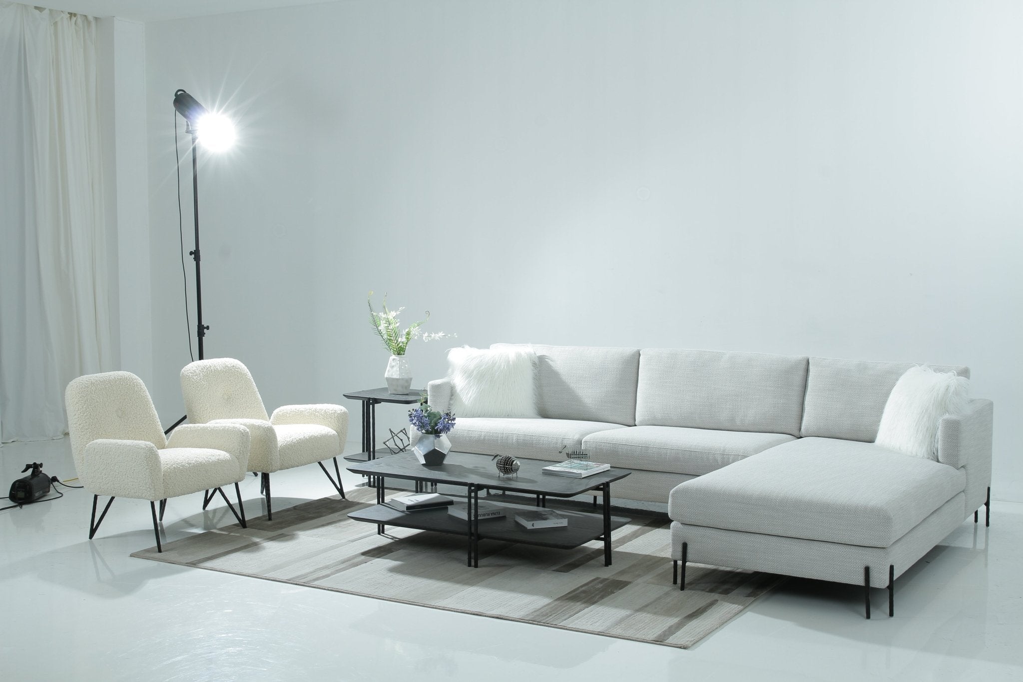 White Corner Sectional Sectionals| Roots Furniture