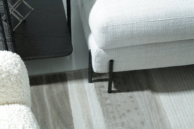 White Corner Sectional - Al Rugaib Furniture