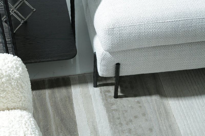 White Corner Sectional - Al Rugaib Furniture