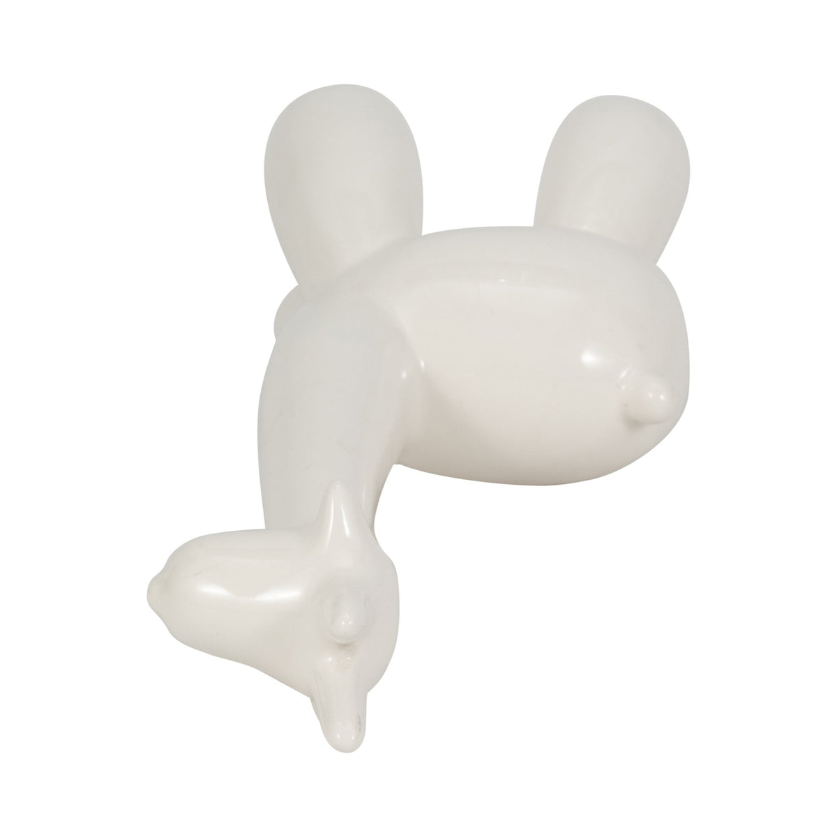 WHITE GIRAFFE BALLOON ANIMAL Table Decors| Sagebrook Home