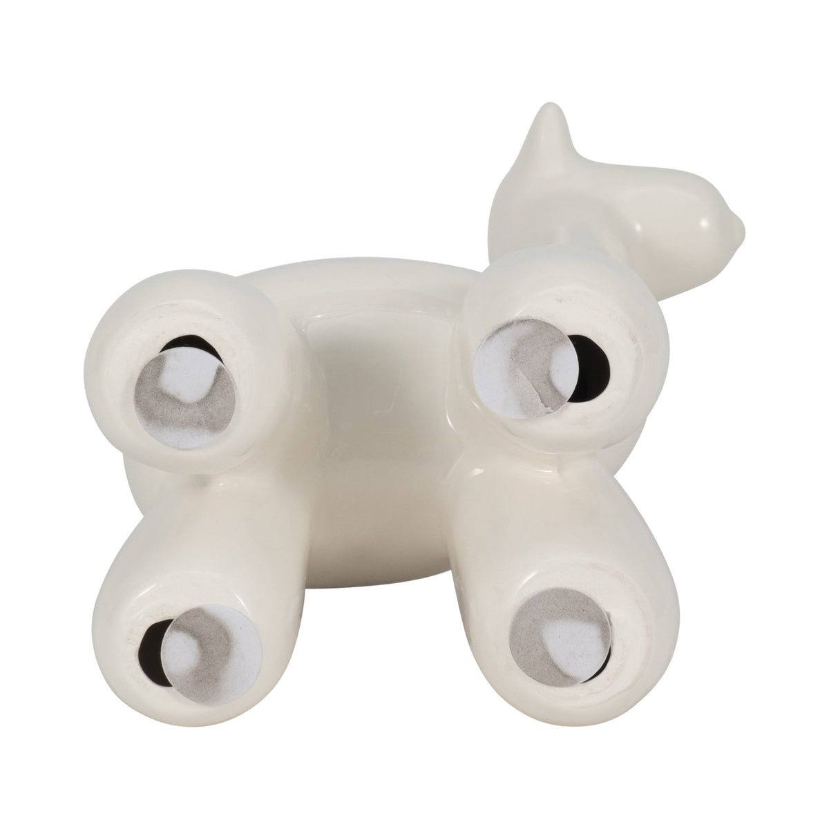 WHITE GIRAFFE BALLOON ANIMAL Table Decors| Sagebrook Home