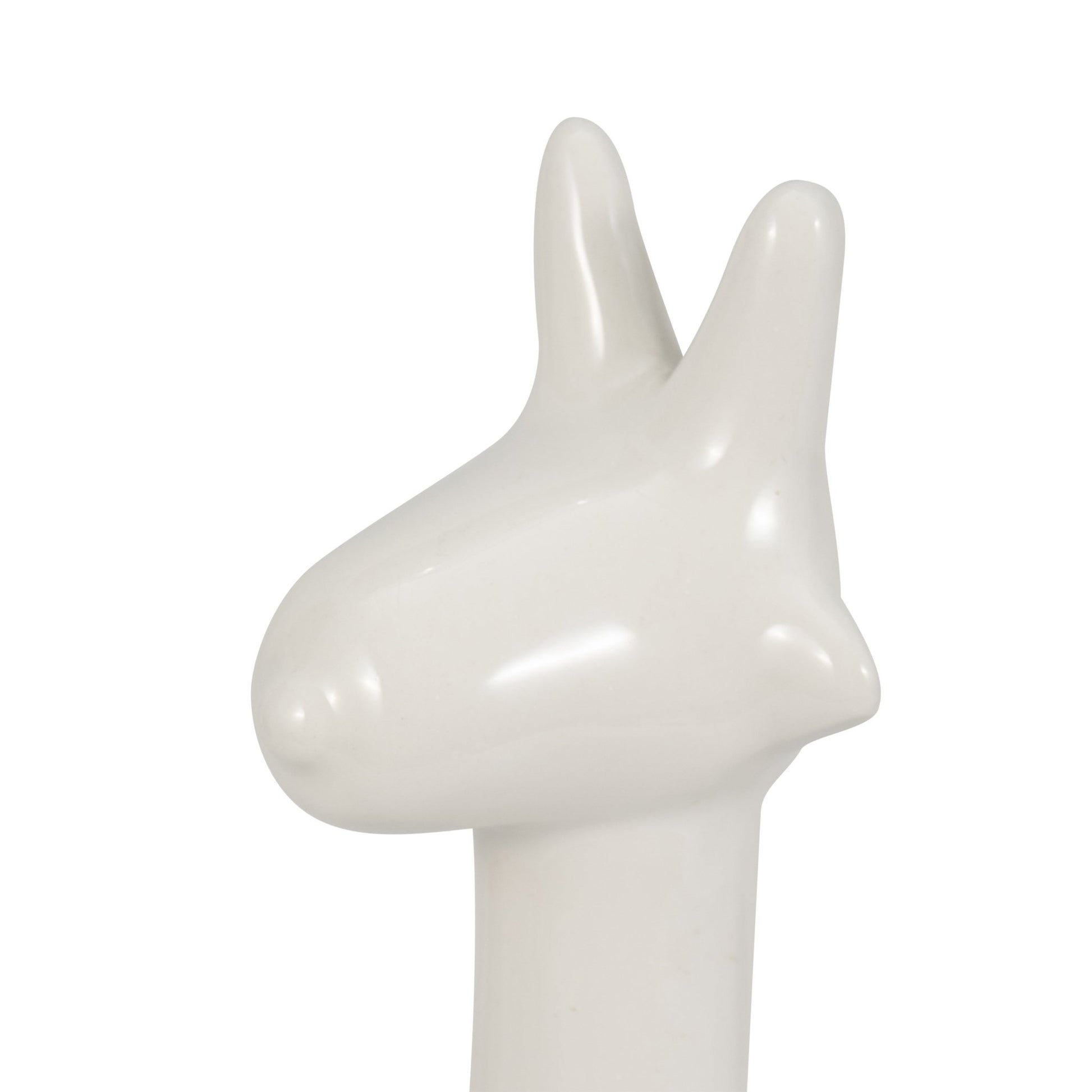 WHITE GIRAFFE BALLOON ANIMAL Table Decors| Sagebrook Home