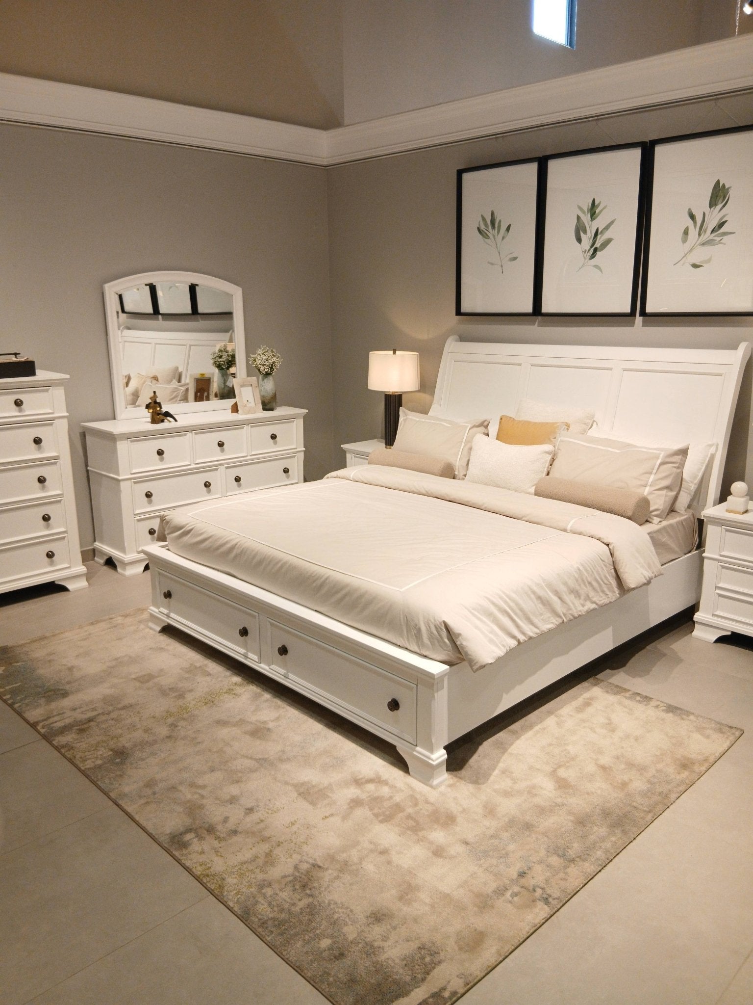 White Harmonious Haven Mirror Mirrors| Roots Furniture