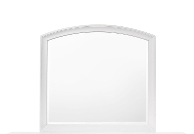 White Harmonious Haven Mirror - Al Rugaib Furniture