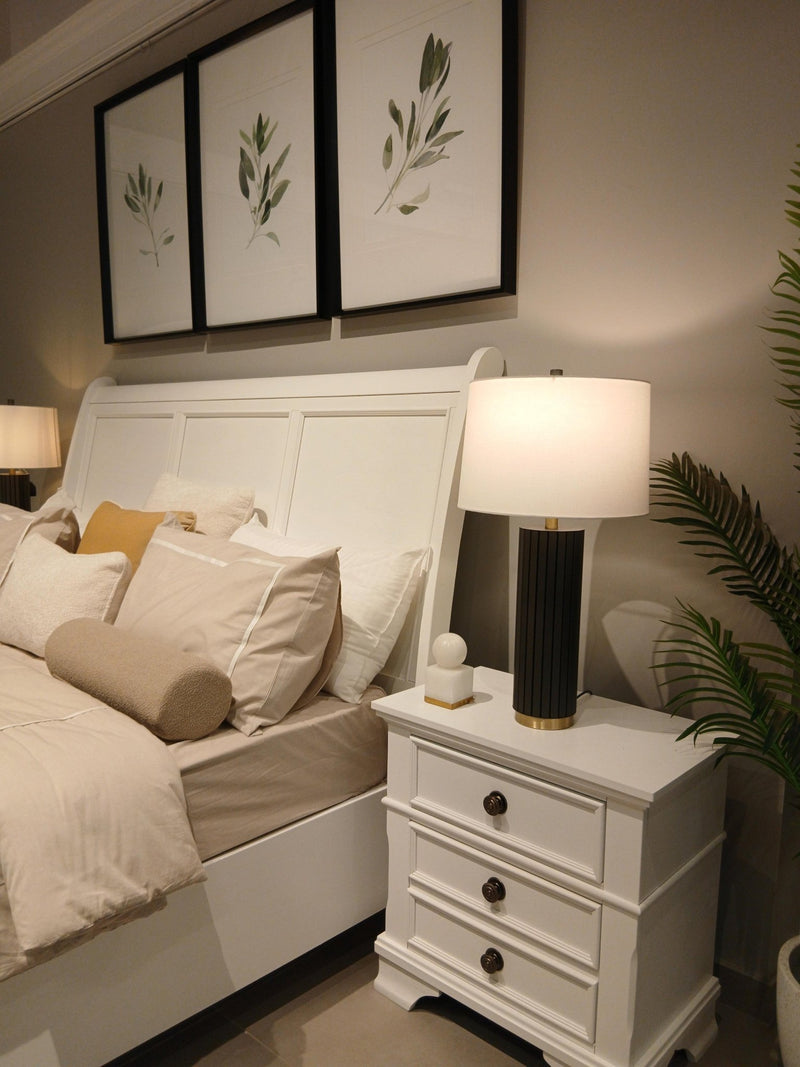 White Harmonious Haven Nightstand - Al Rugaib Furniture