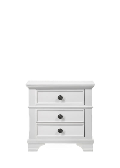 White Harmonious Haven Nightstand - Al Rugaib Furniture