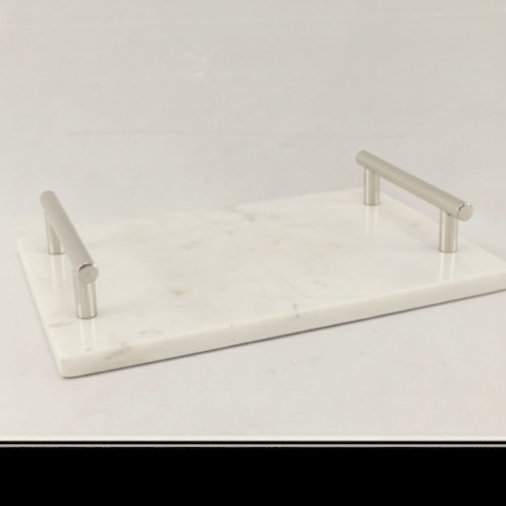 WHITE MARBLE TRAY Tray| Roots Furniture