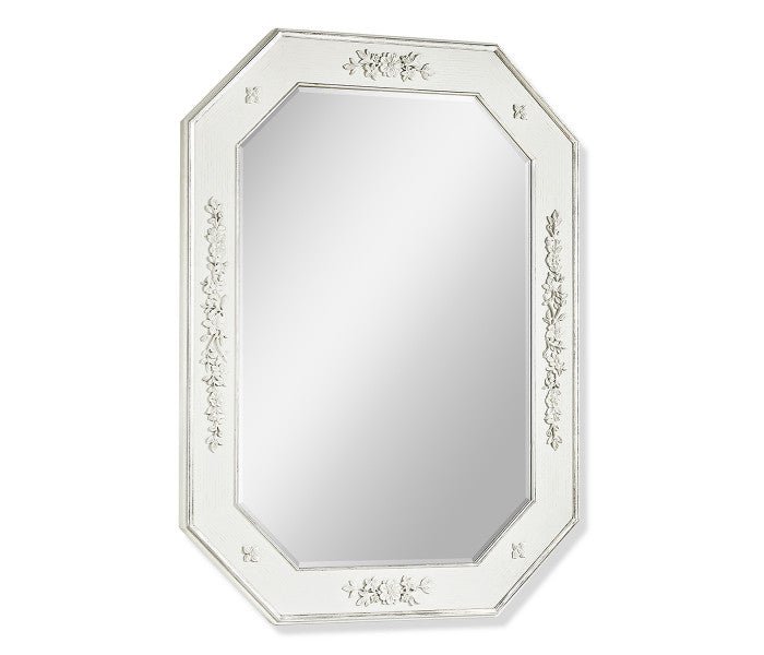 White - Parhelion Carved Mirror Mirrors| Jonathan Charles