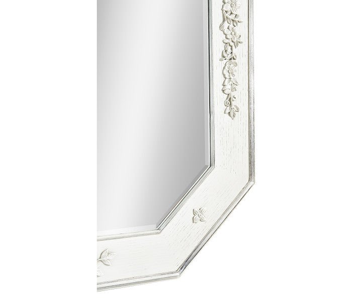 White - Parhelion Carved Mirror Mirrors| Jonathan Charles