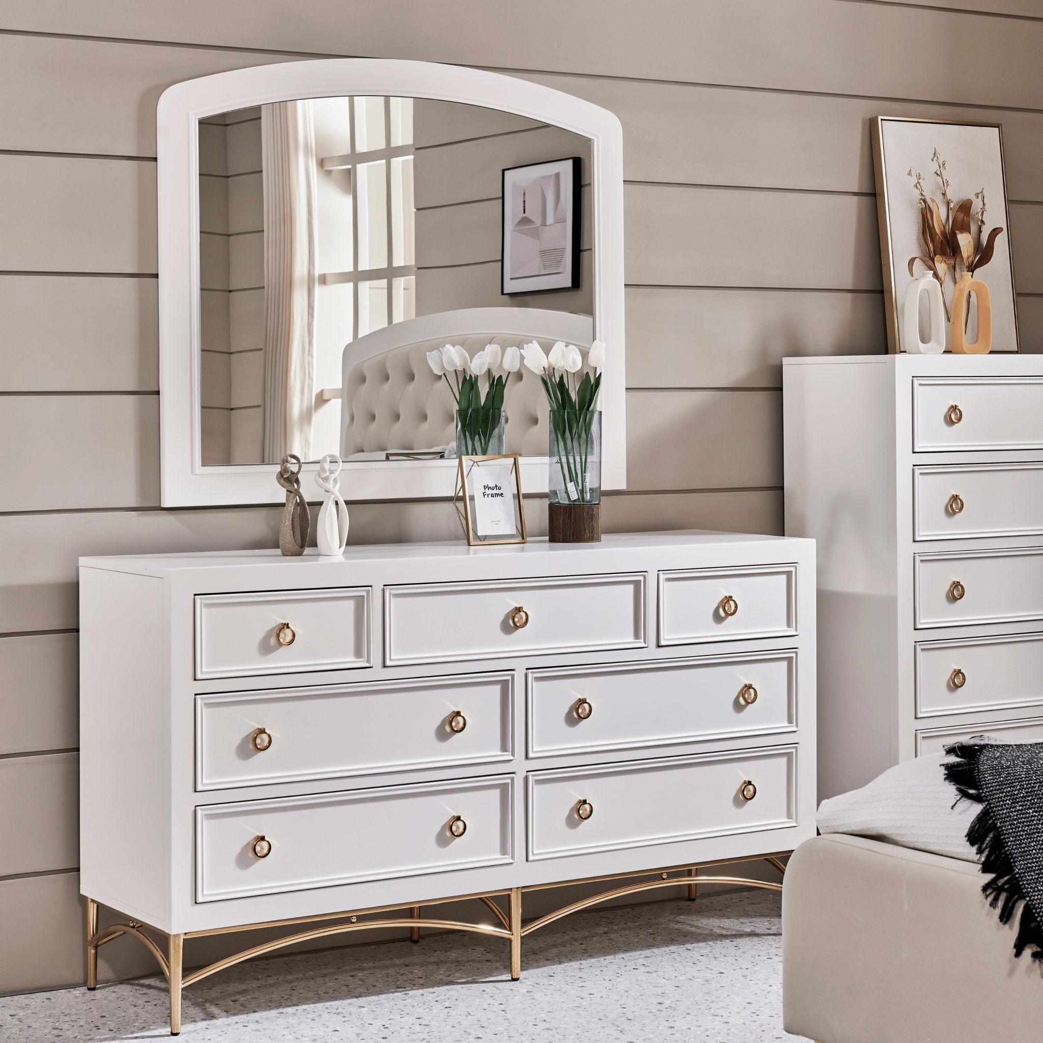 WHITE PEARL DRESSER Dressers| Roots Furniture