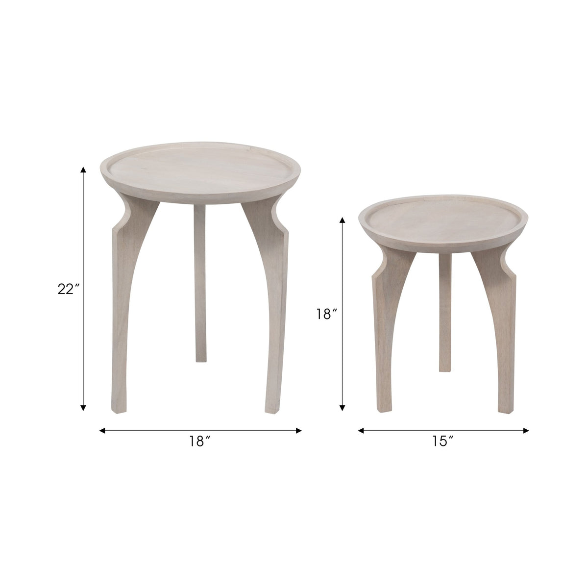 White stone accent Table Accent & End Tables| Sagebrook Home