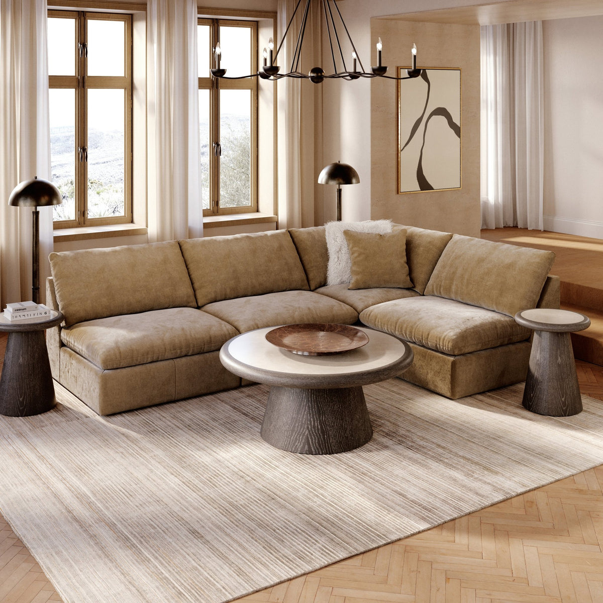 Whitehaven 5-Piece Sectional Sectionals| Ashley Homestore