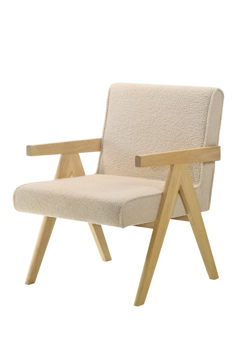 Whitewash Accent Chair - Al Rugaib Furniture