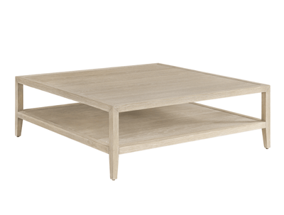 Whitewashed Oak Wood Coffee Table - Al Rugaib Furniture