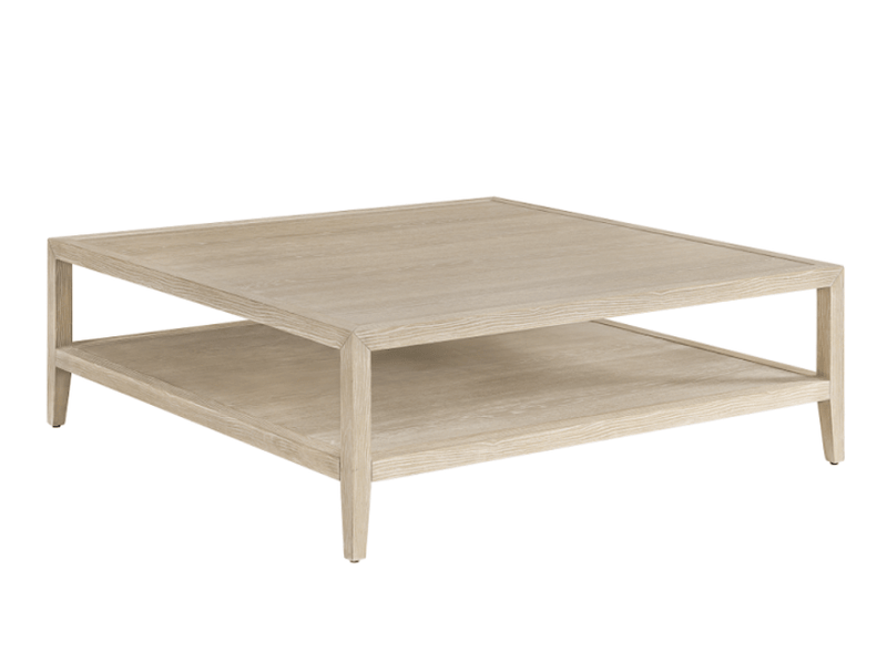 Whitewashed Oak Wood Coffee Table - Al Rugaib Furniture