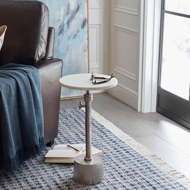 WhiteWave Round Adjustable Drink Table Accent & End Tables| Roots Furniture