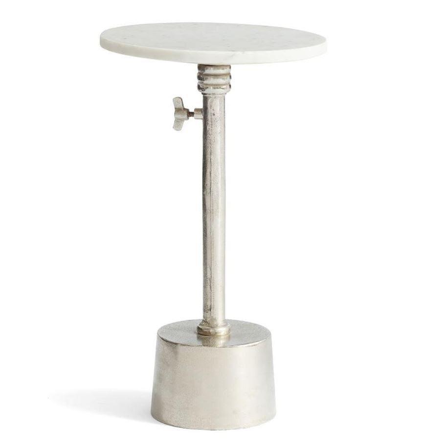 WhiteWave Round Adjustable Drink Table Accent & End Tables| Roots Furniture