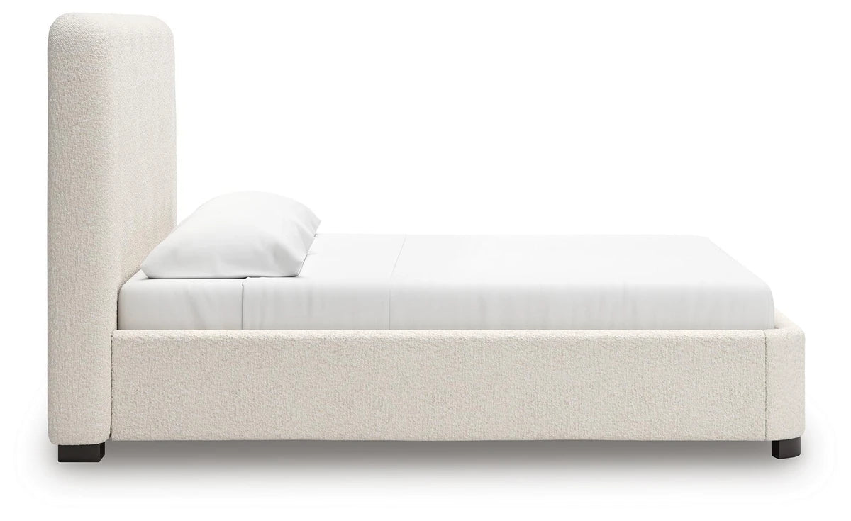 Whittgate Queen Upholstered Bed with Boxes - Al Rugaib Furniture
