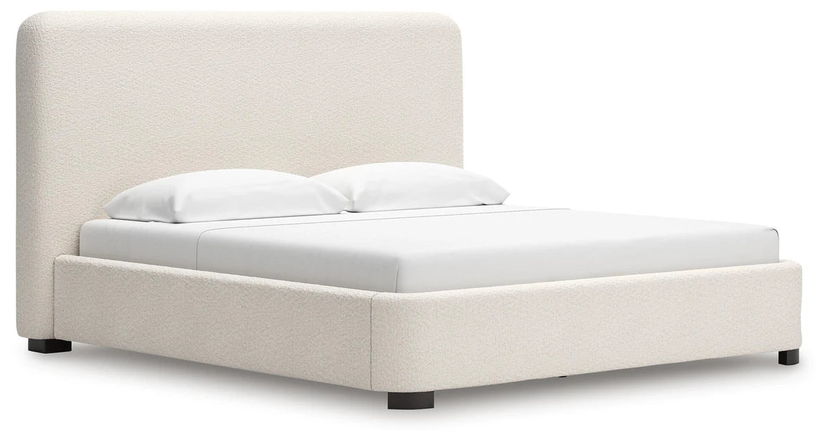 Whittgate Queen Upholstered Bed with Boxes - Al Rugaib Furniture