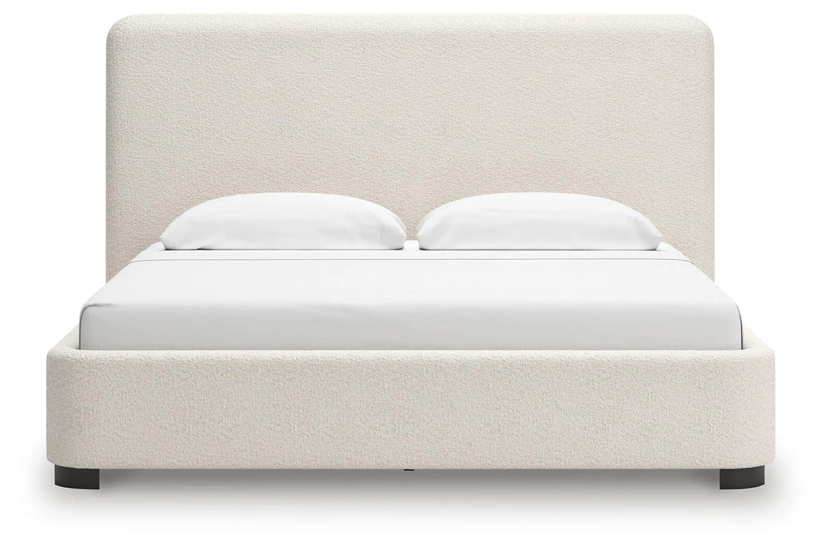 Whittgate Queen Upholstered Bed with Boxes - Al Rugaib Furniture