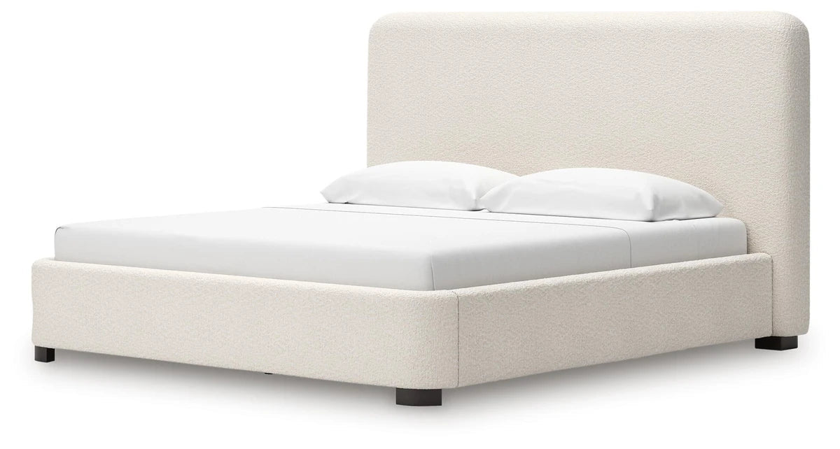 Whittgate Queen Upholstered Bed with Boxes - Al Rugaib Furniture