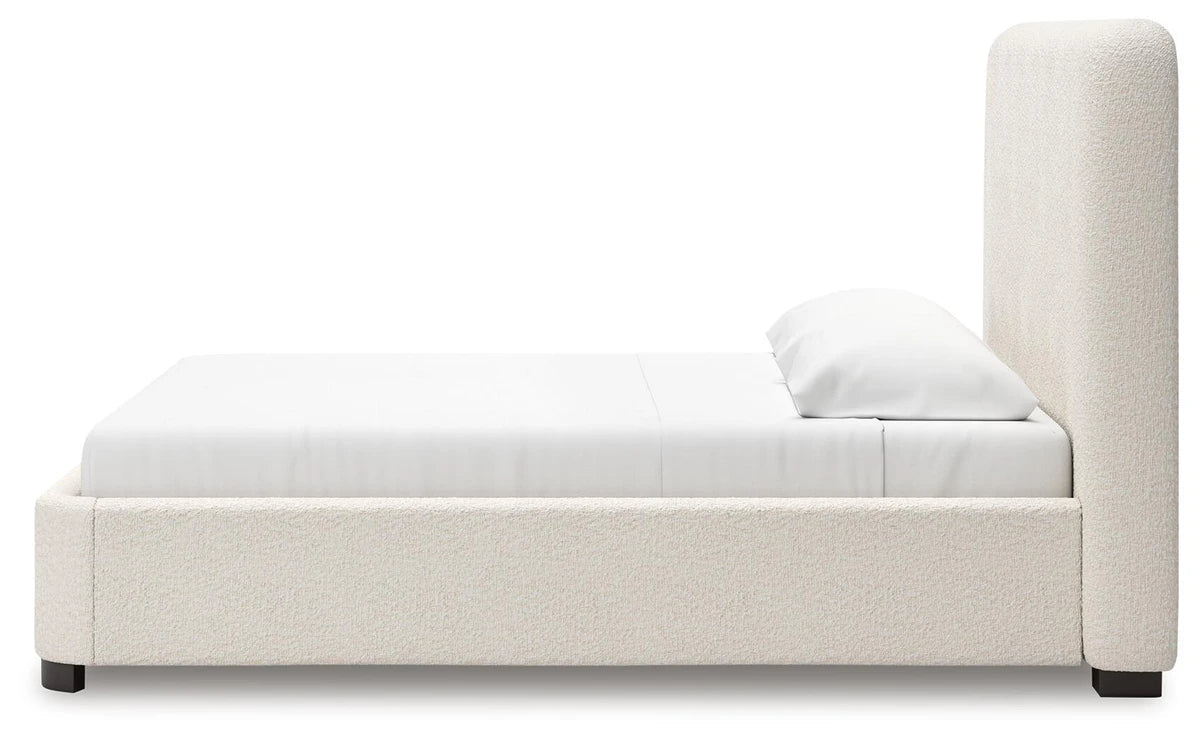 Whittgate Queen Upholstered Bed with Boxes - Al Rugaib Furniture